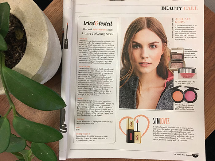 Tried & Tested Luxury Tightening Facial – STM, April 2018